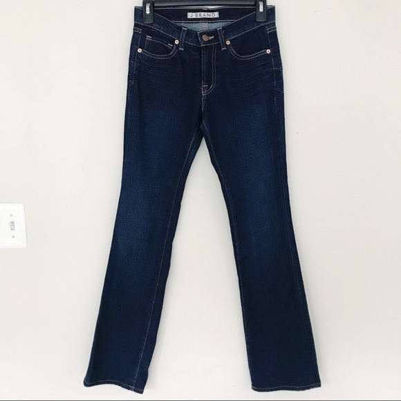 J Brand Denim - J Brand Slightly Flared Blue Jeans
